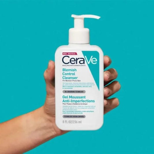 Cerave Blemish Control Face Cleanser For Blemish-prone Skin With 2% Salicylic Acid & Niacinamide For Blemish-prone Skin